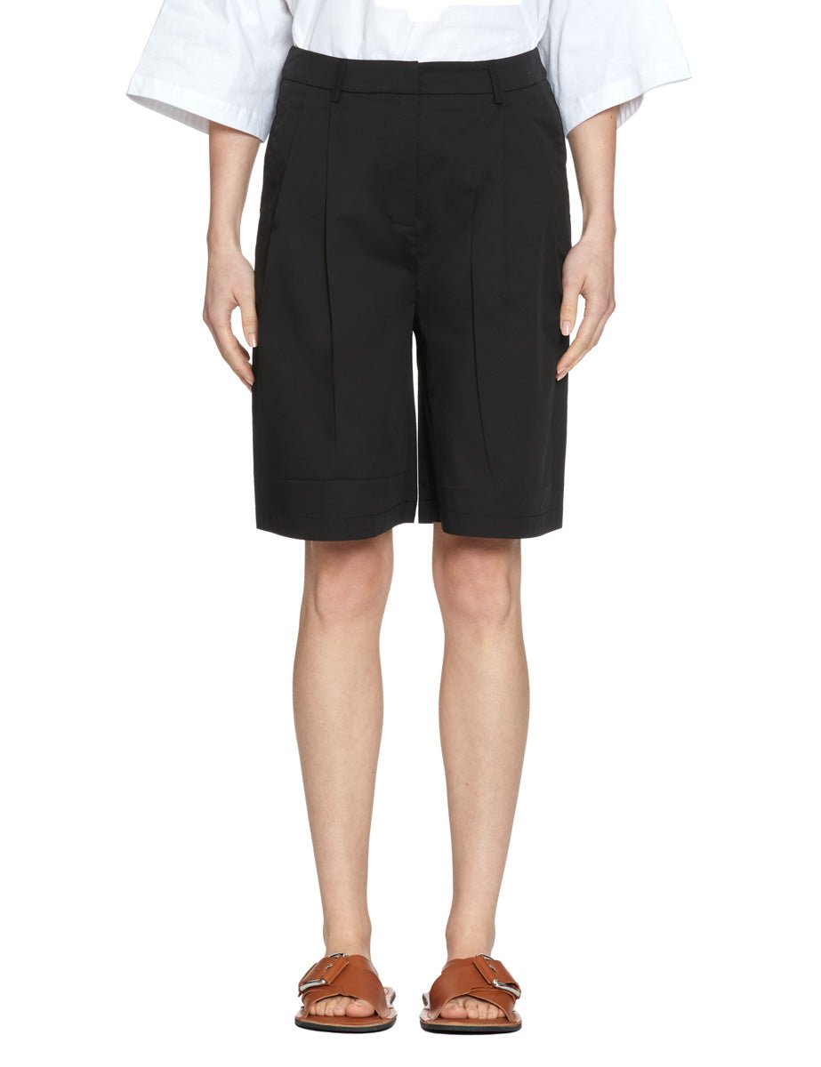 bermuda cotone nero - alpha - bermuda