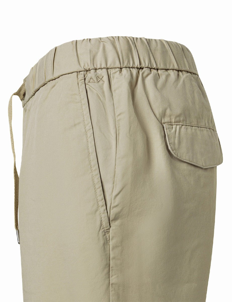 bermuda coulisse cotone stone - sun68 - pantalone casual