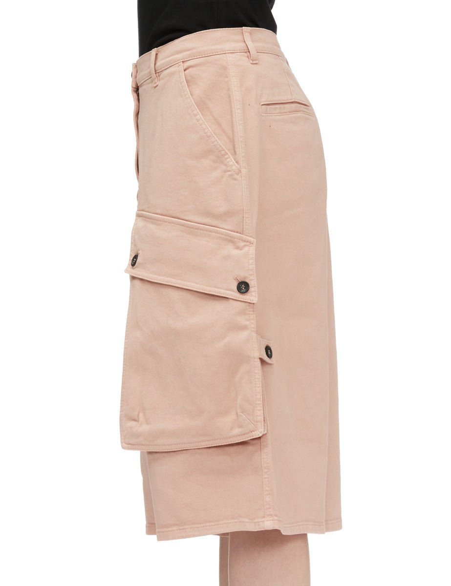 bermuda drill rosa antico - n21 alessandro dell'acqua - bermuda