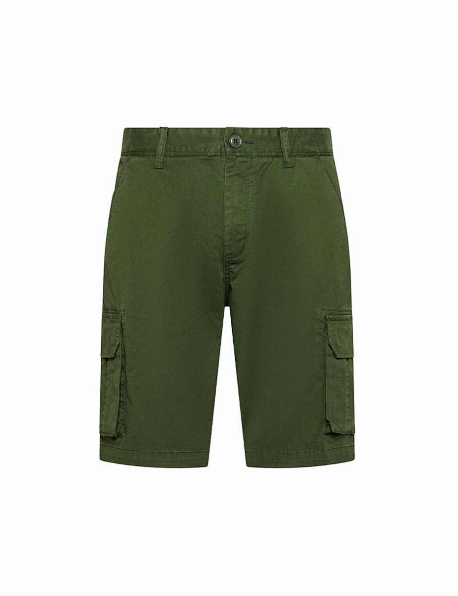bermuda tascone cotone verde scuro - sun68 - pantalone casual