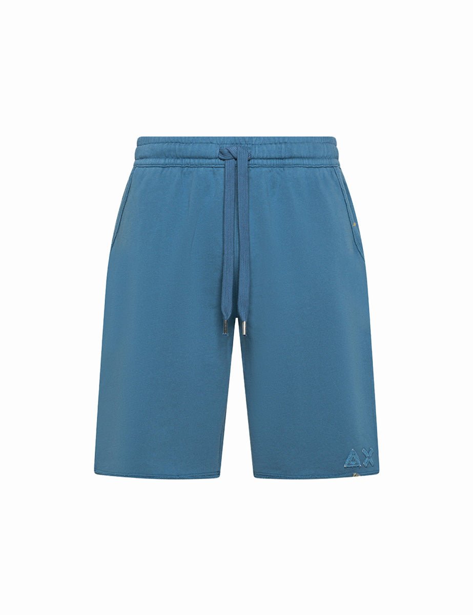 bermuda vintage broken felpa avio scuro - sun68 - pantalone casual