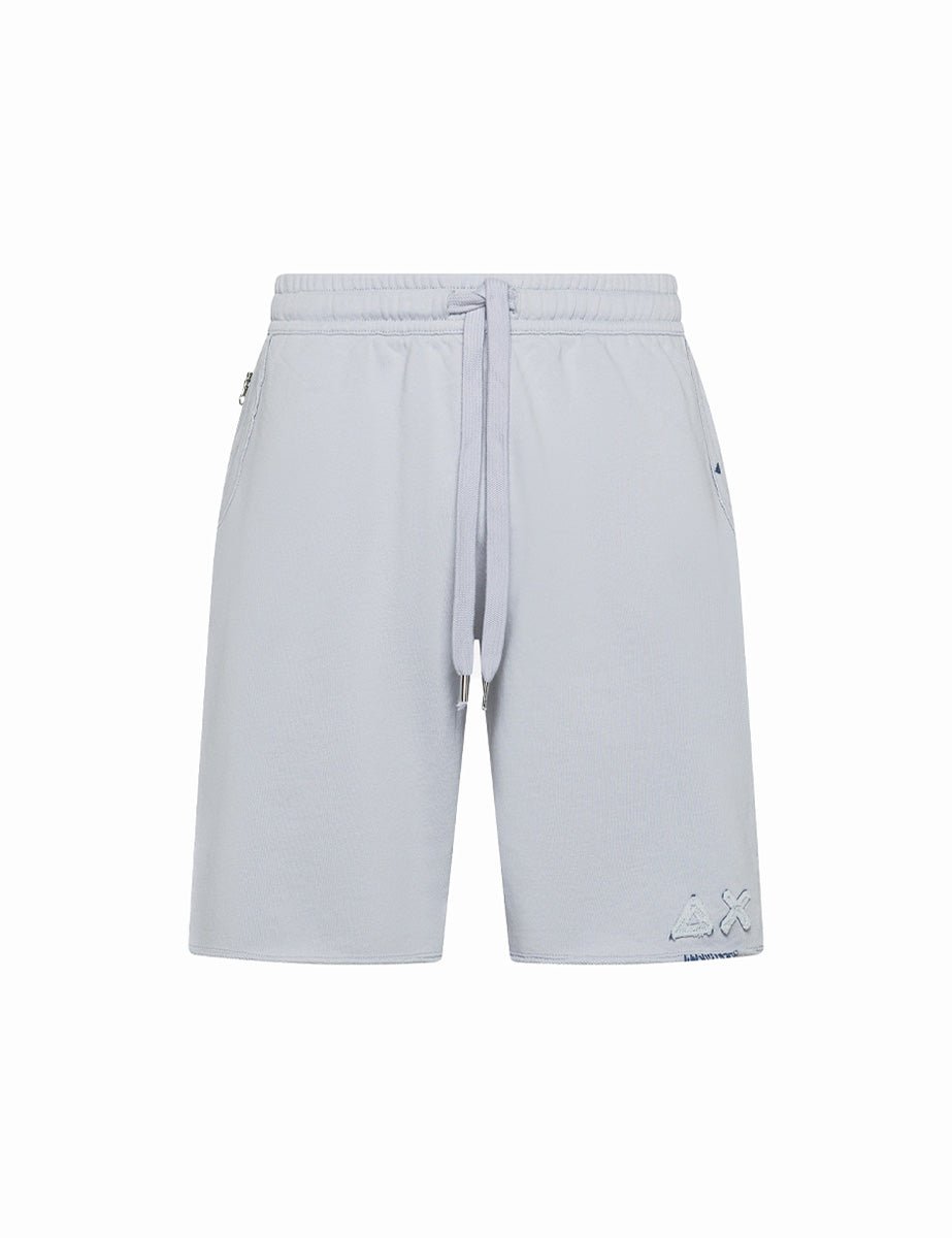 bermuda vintage broken felpa grigio chiaro - sun68 - pantalone casual