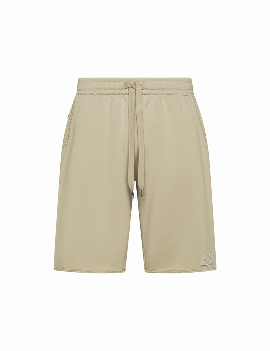 bermuda vintage broken felpa stone - sun68 - pantalone casual
