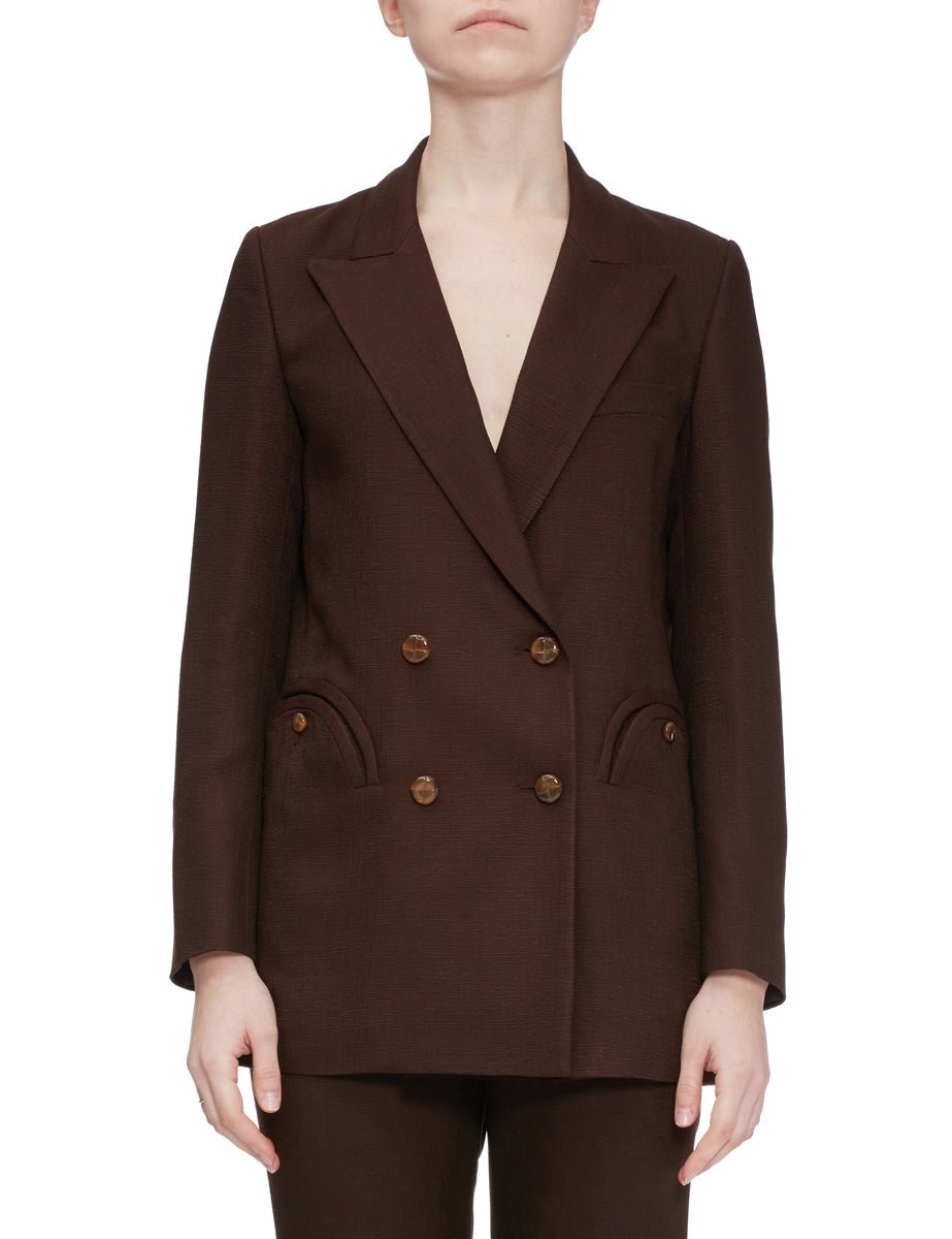 blazer ariosa everyday chocolate - blaze - blazer