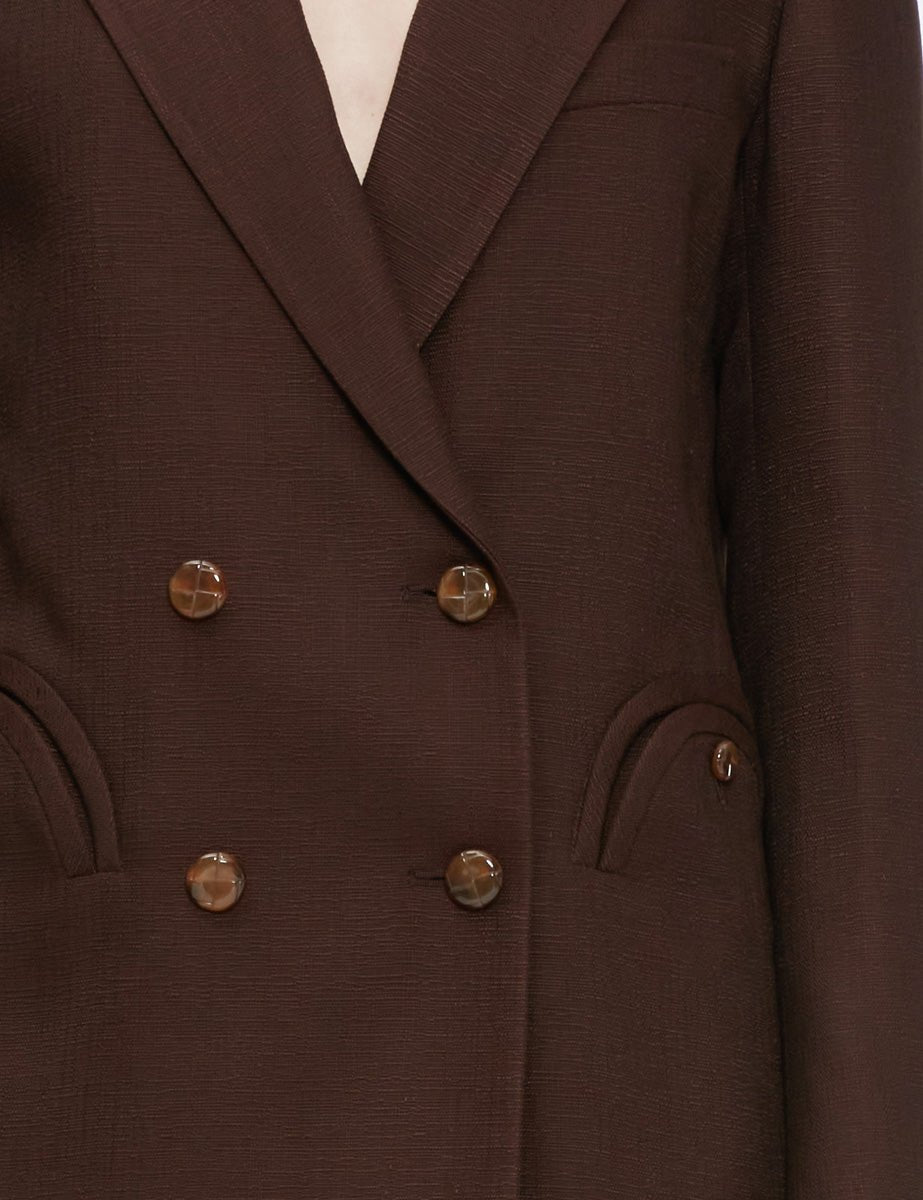 blazer ariosa everyday chocolate - blaze - blazer