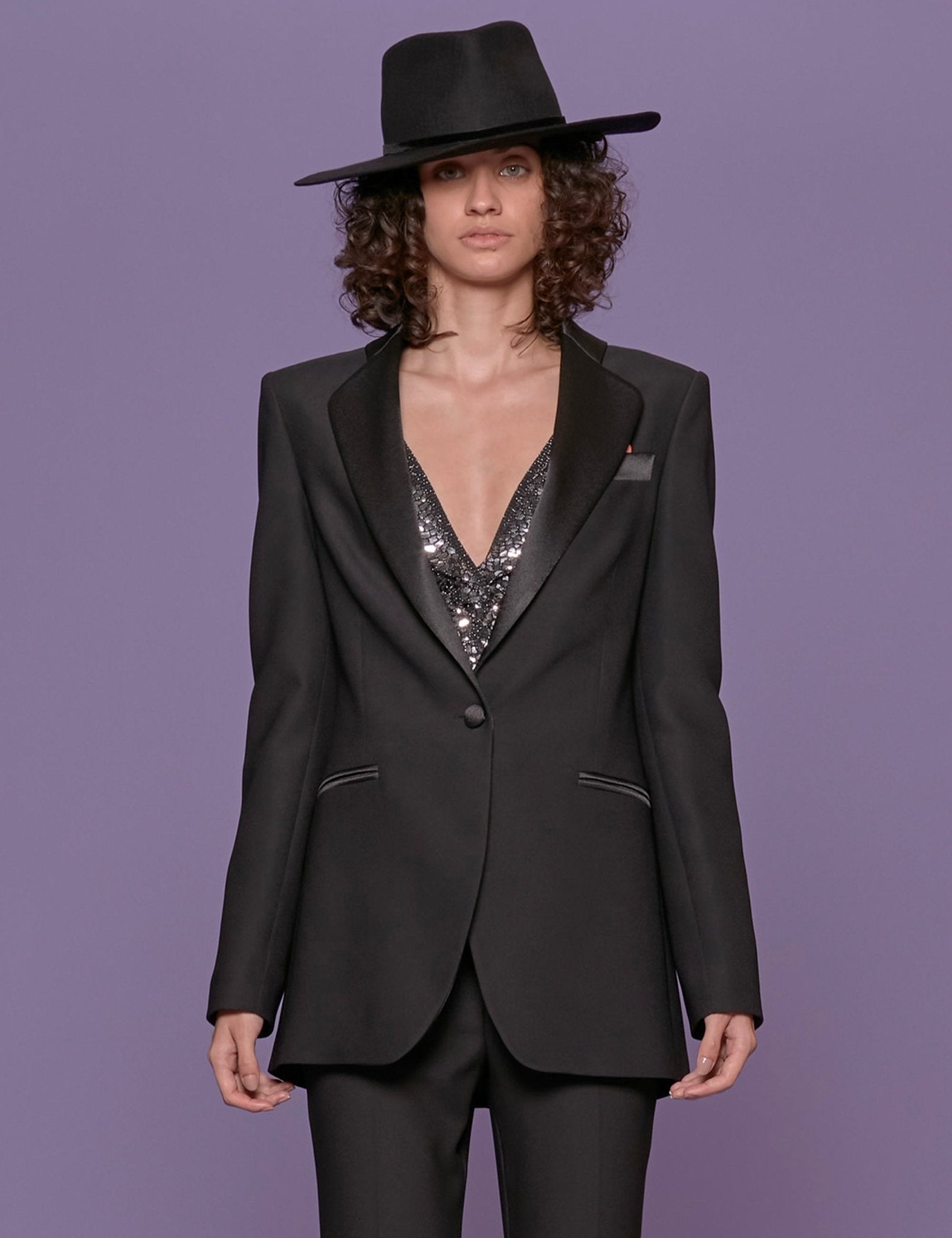 blazer classic smoking nero - hebe studio - blazer