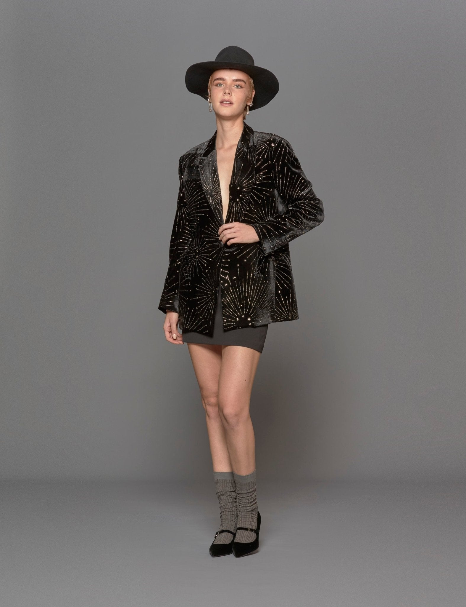 blazer corazon tomboy nero - blaze - blazer