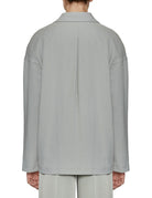 blazer doppiopetto cotone viscosa lichene - forte forte - blazer