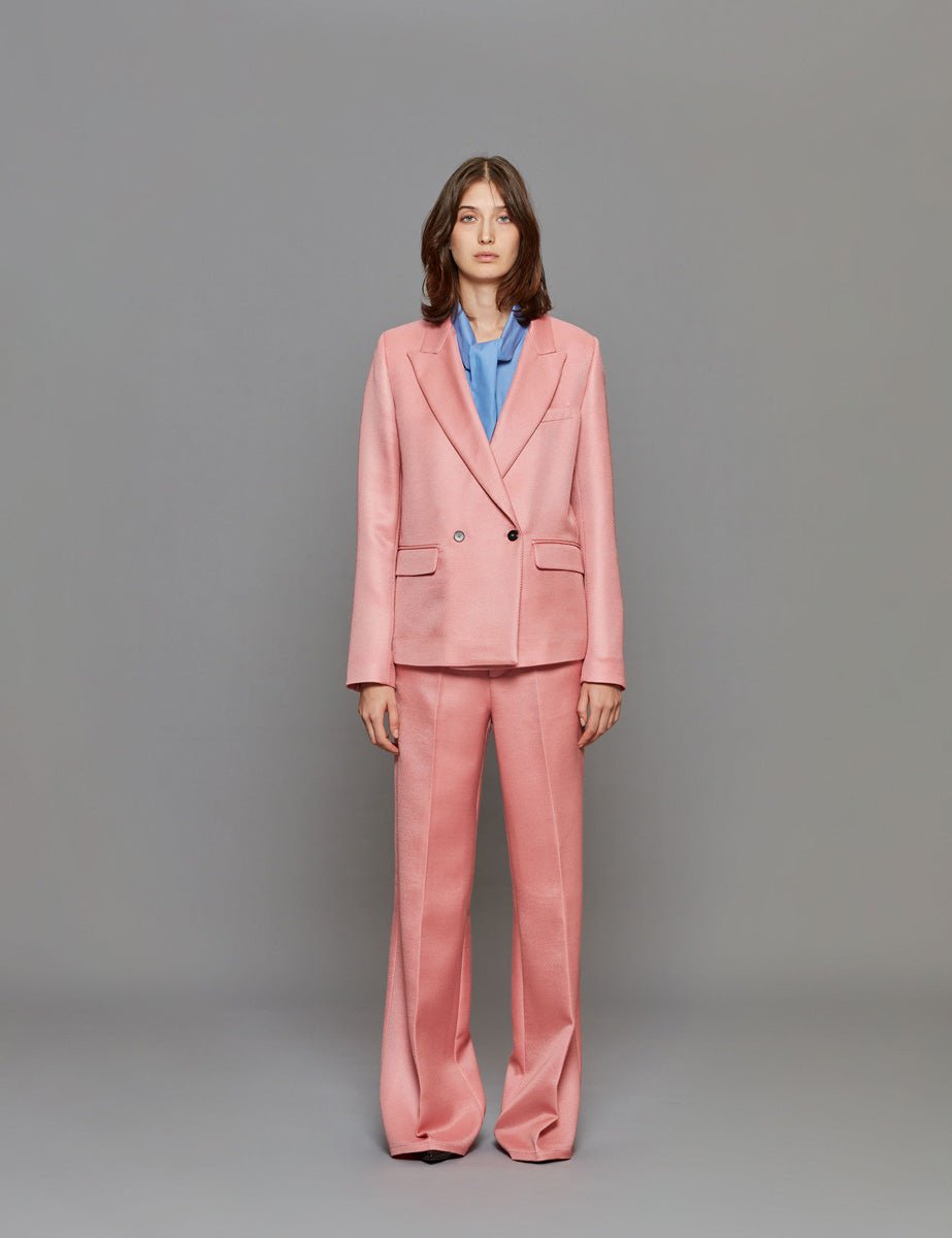 blazer doppiopetto rose - forte forte - blazer