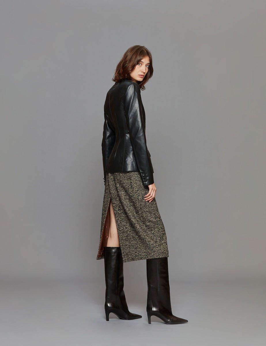 blazer fitted nero - rotate - blazer