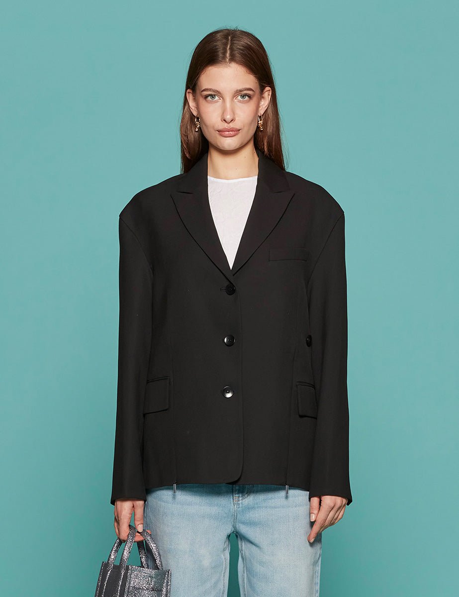 blazer liam black - tibi - blazer