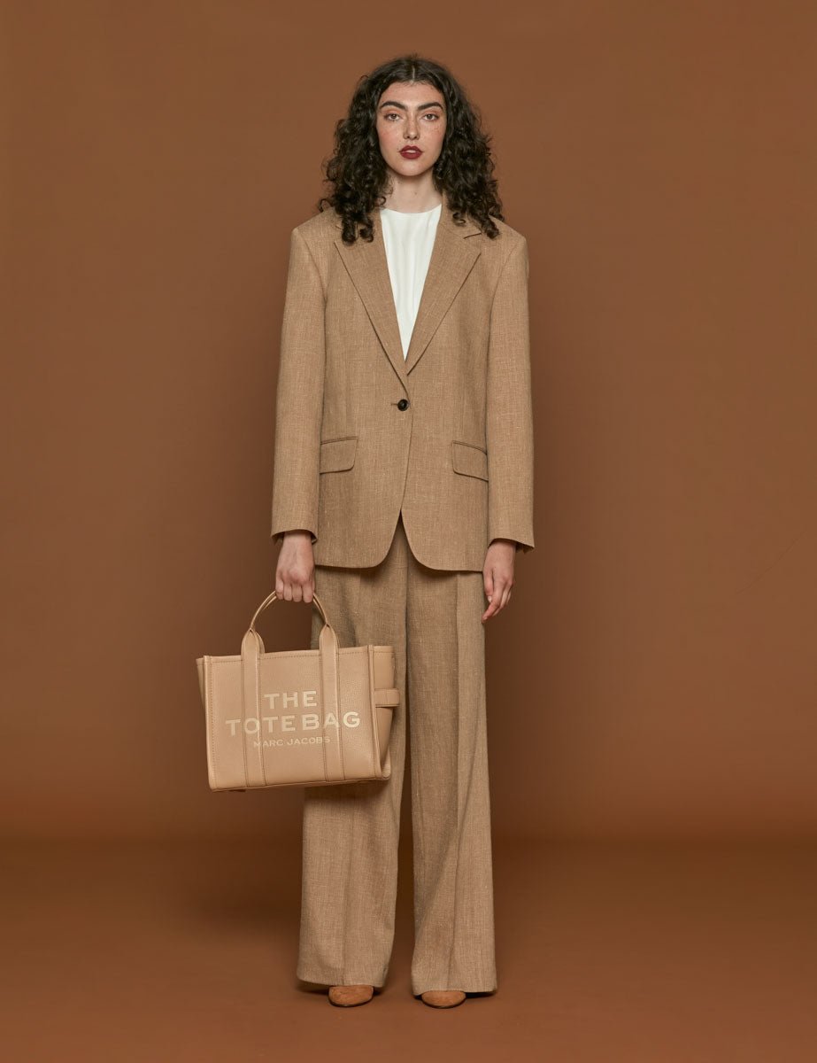 blazer monopetto camel melange - rohe - blazer