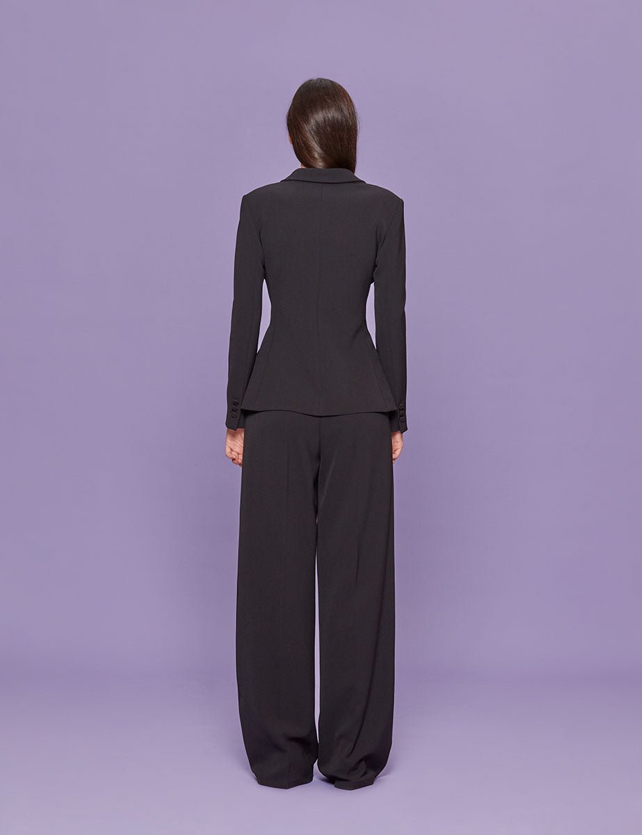 blazer monopetto nero - blufrida - blazer