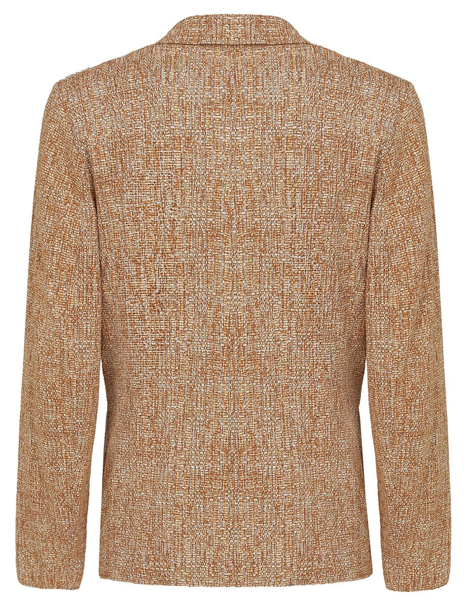 blazer nido ape monopetto fantasia grano - bob - blazer