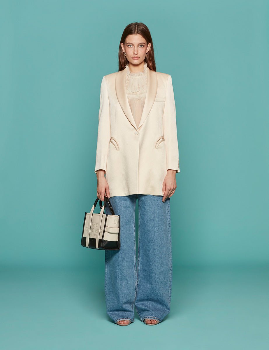 blazer novalis robe ivory - blaze - blazer