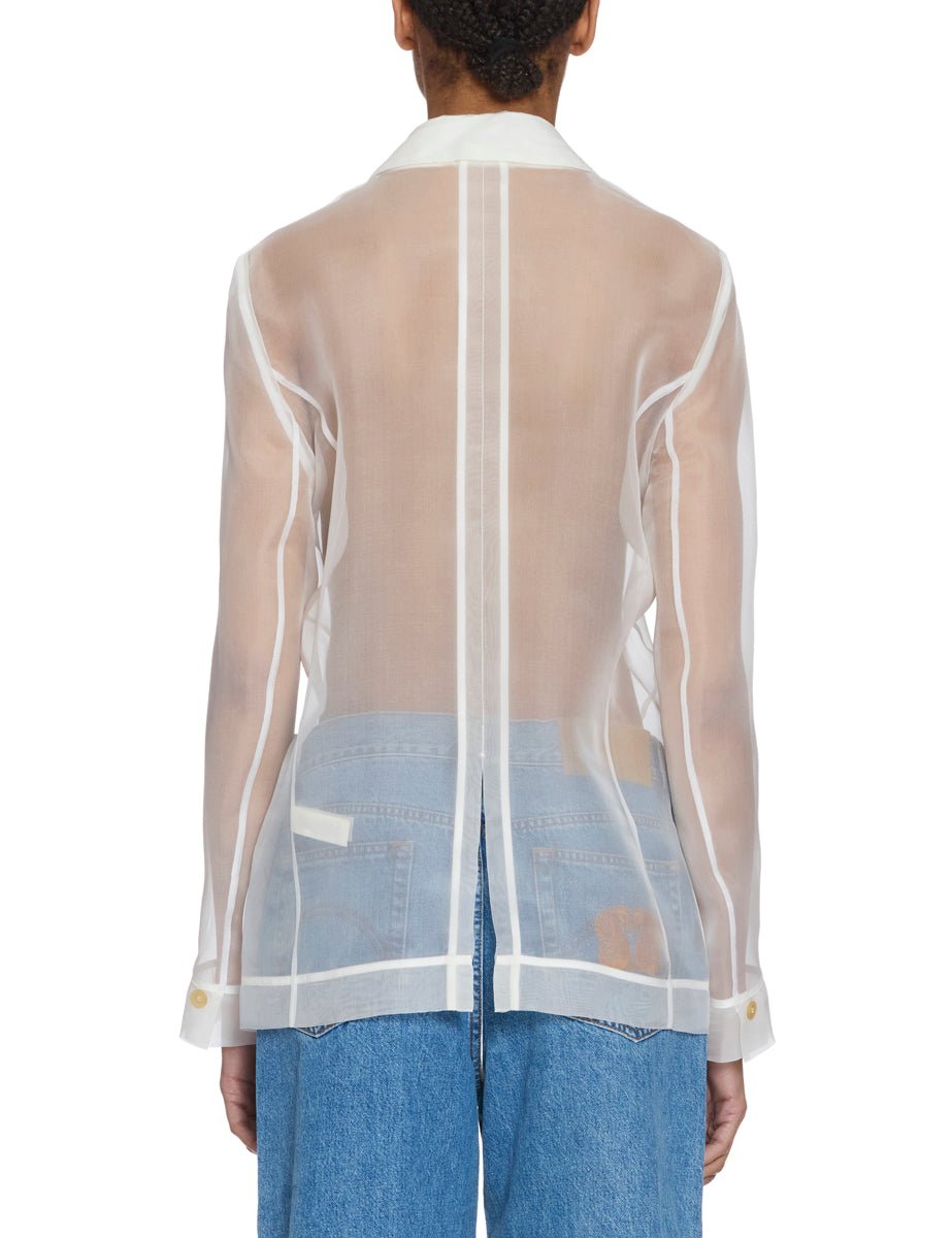 blazer organza silk giglio - forte forte - blazer