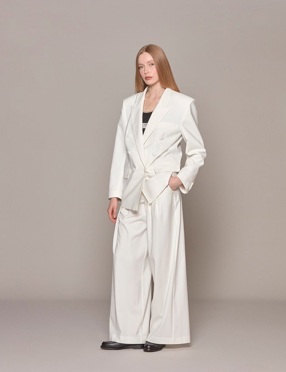 blazer over gabrielle bianco sporco - hebe studio - blazer