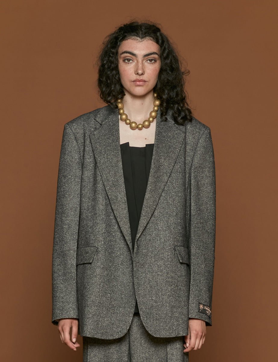 blazer over nero bianco - n21 alessandro dell'acqua - blazer