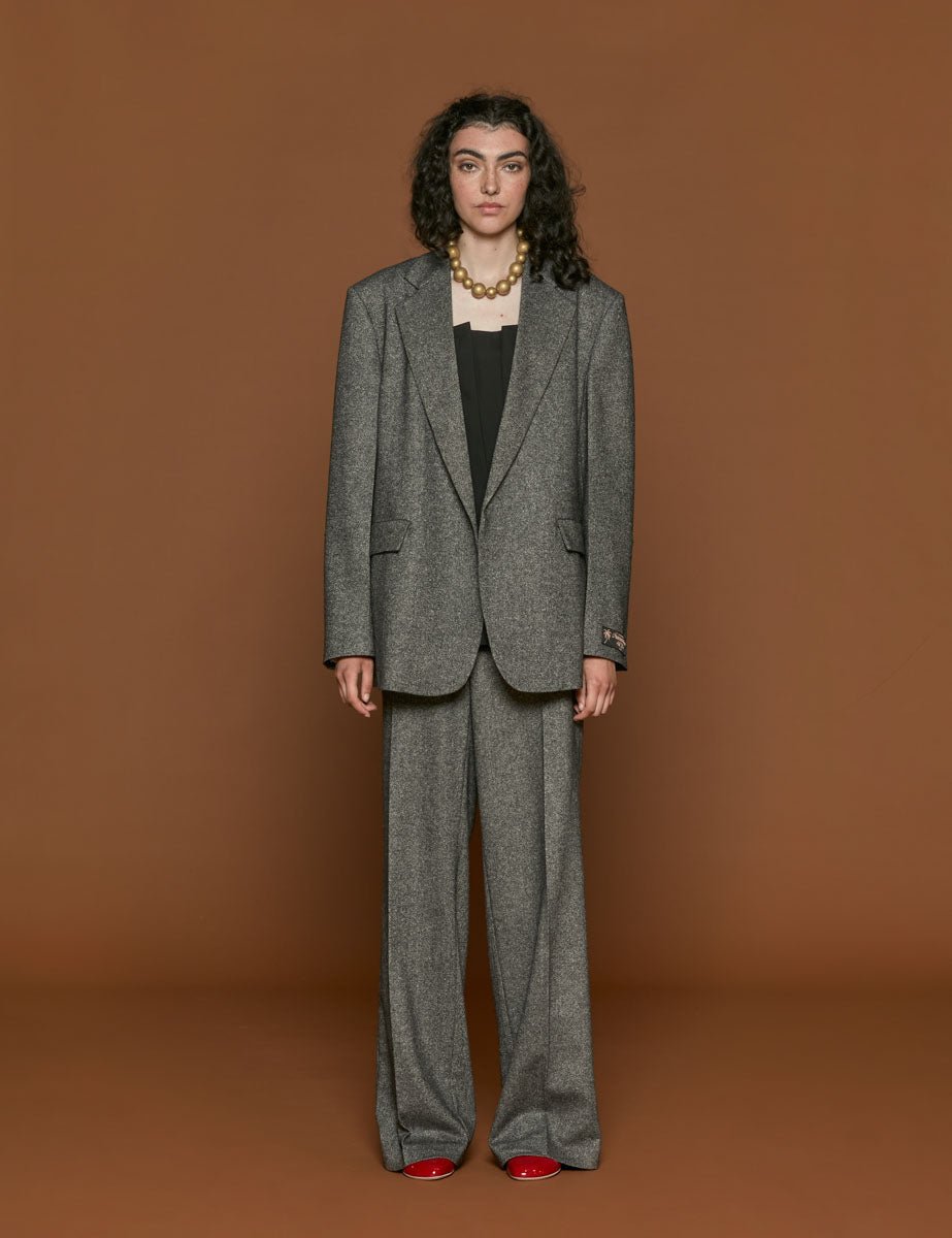 blazer over nero bianco - n21 alessandro dell'acqua - blazer