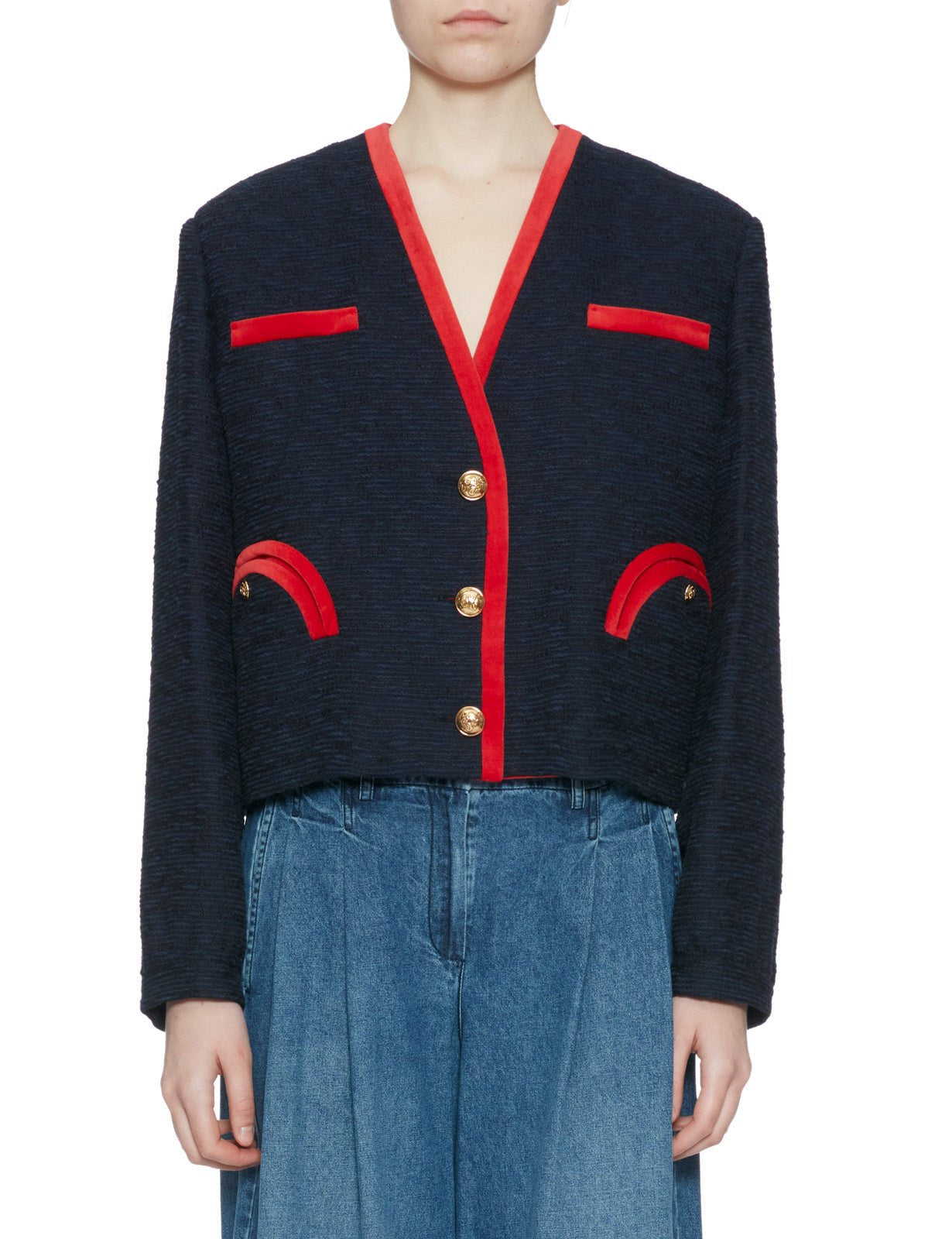 blazer riviera bolero dark navy - blaze - blazer