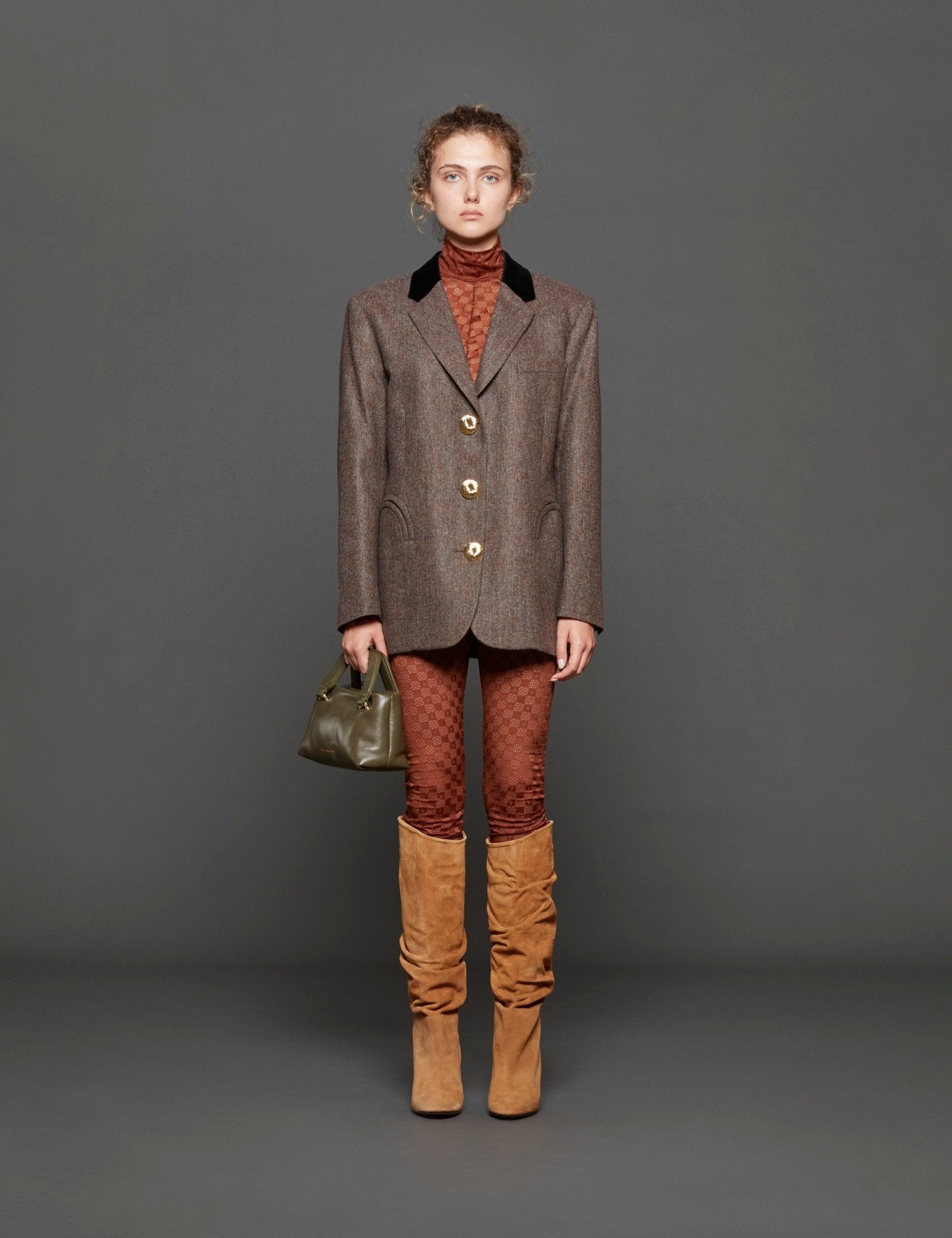 blazer samata marrone - blaze - blazer