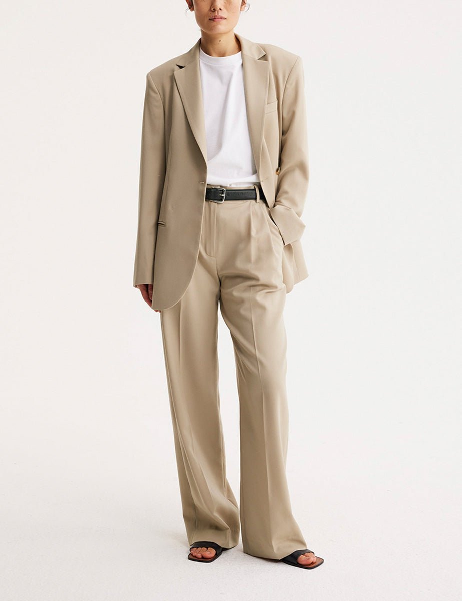 blazer spallotte beige - rohe - blazer