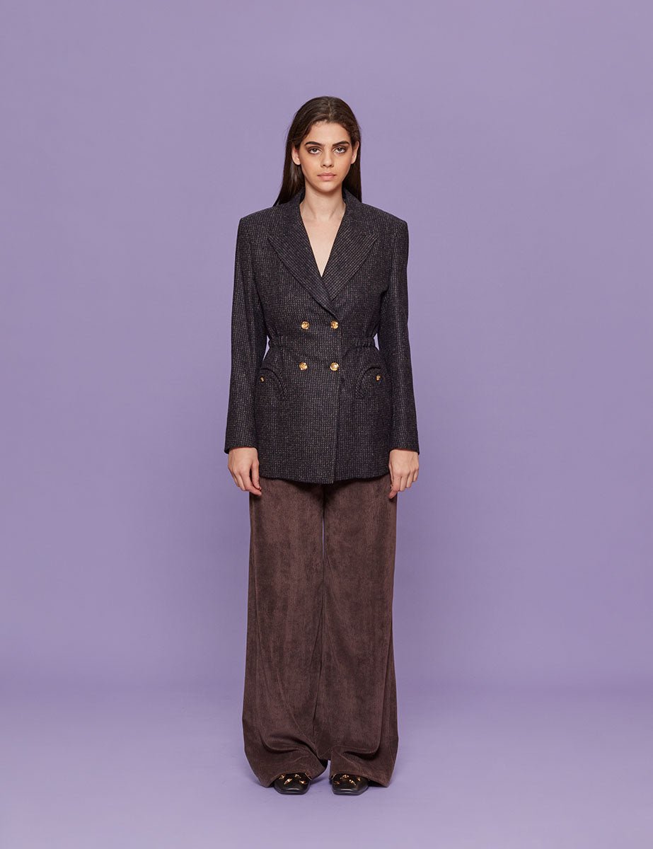 blazer tatiana anyway brown - blaze - blazer