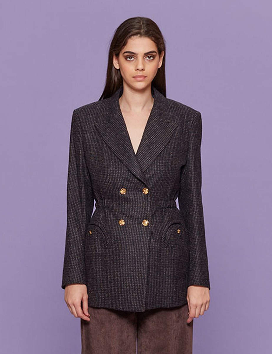 blazer tatiana anyway brown - blaze - blazer