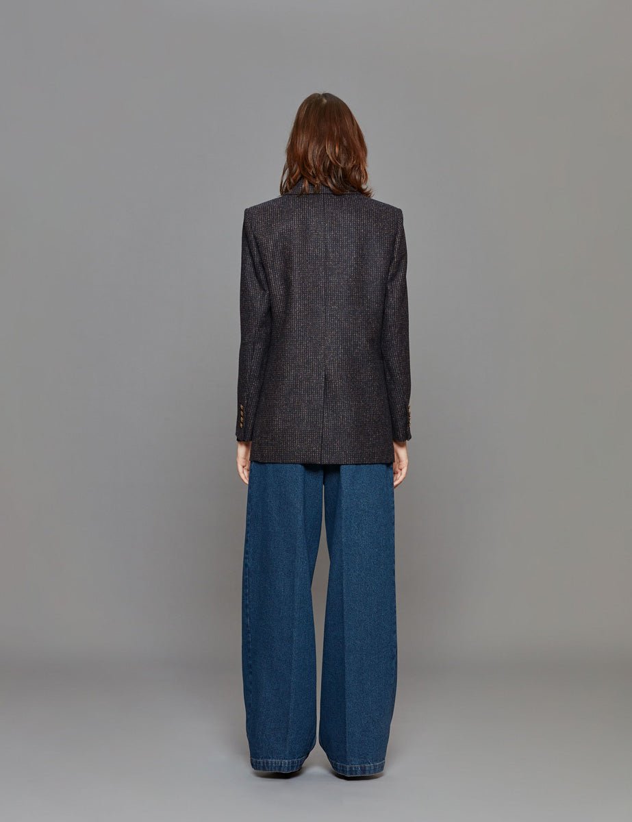 blazer tatiana everyday brown - blaze - blazer