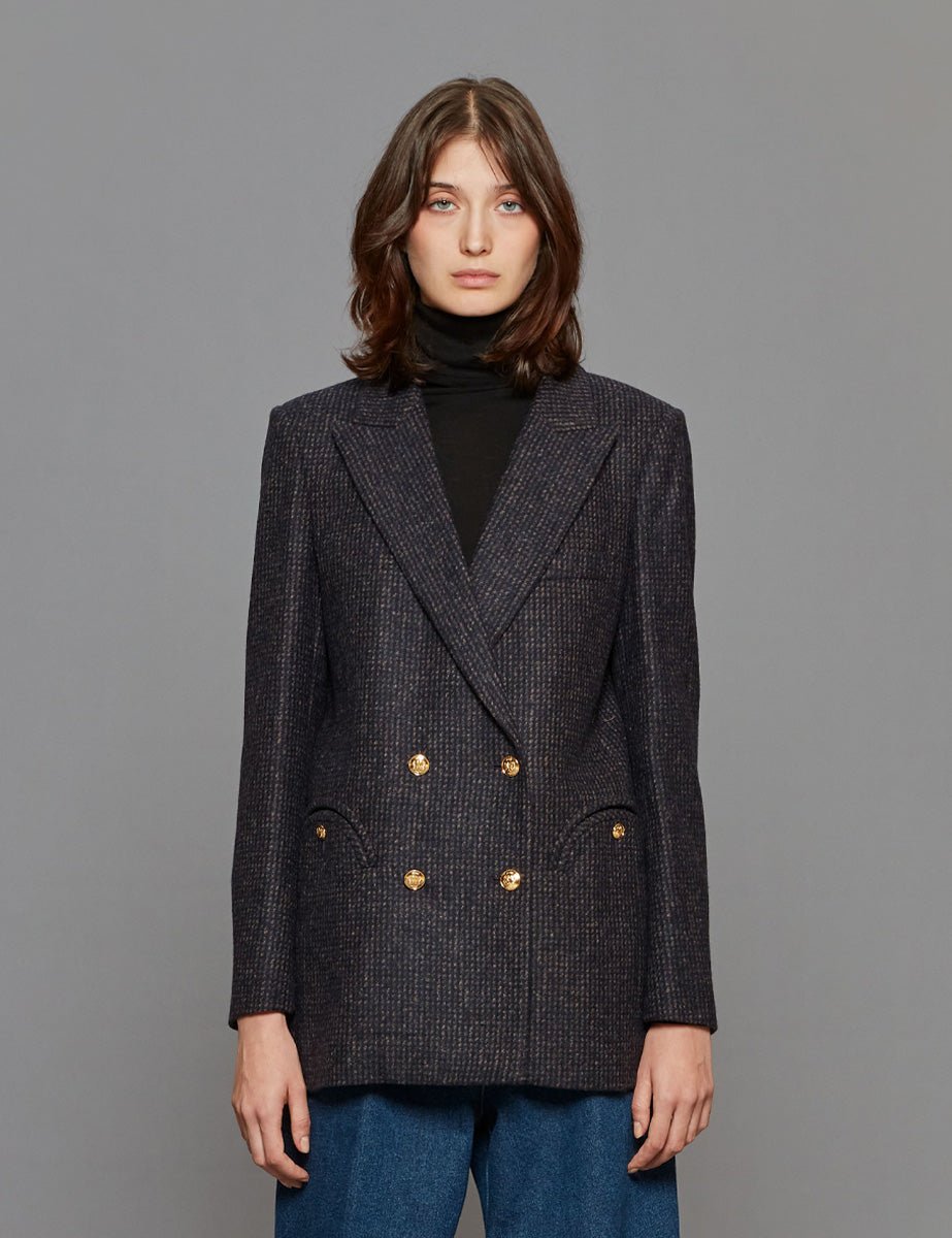 blazer tatiana everyday brown - blaze - blazer