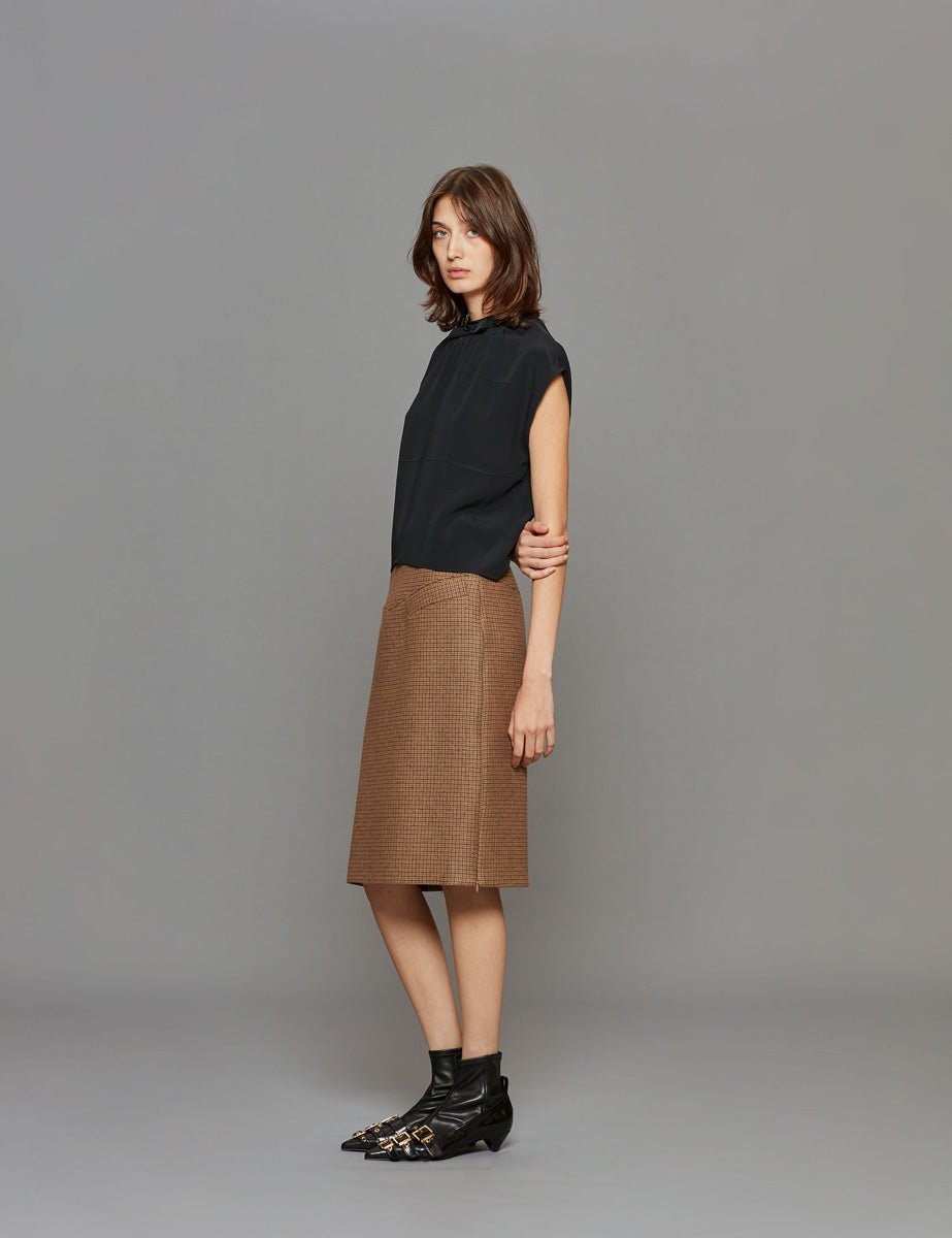 blusa fiocchetto nero - n21 alessandro dell'acqua - camicia manica corta