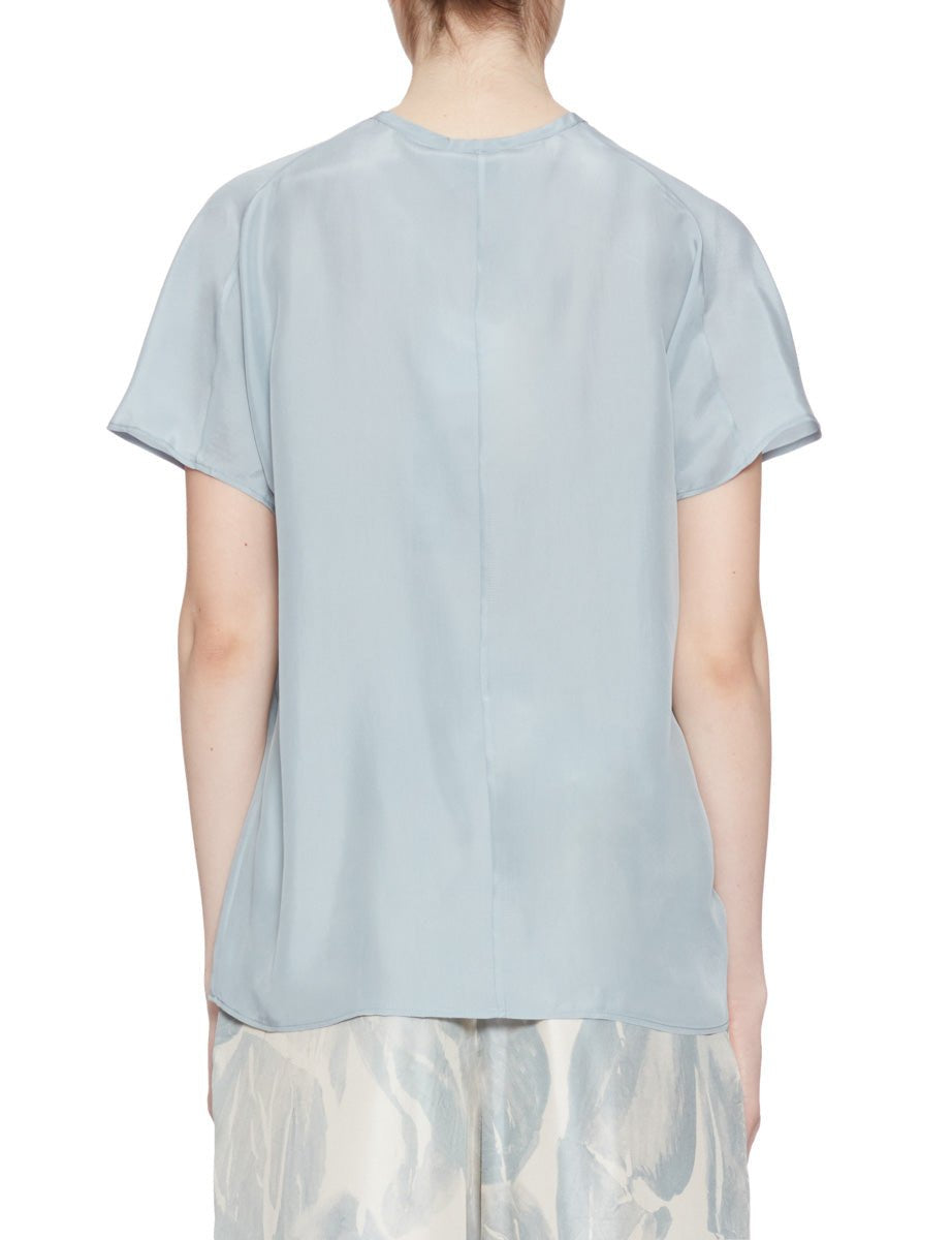 blusa habotay cielo - alysi - camicia manica corta
