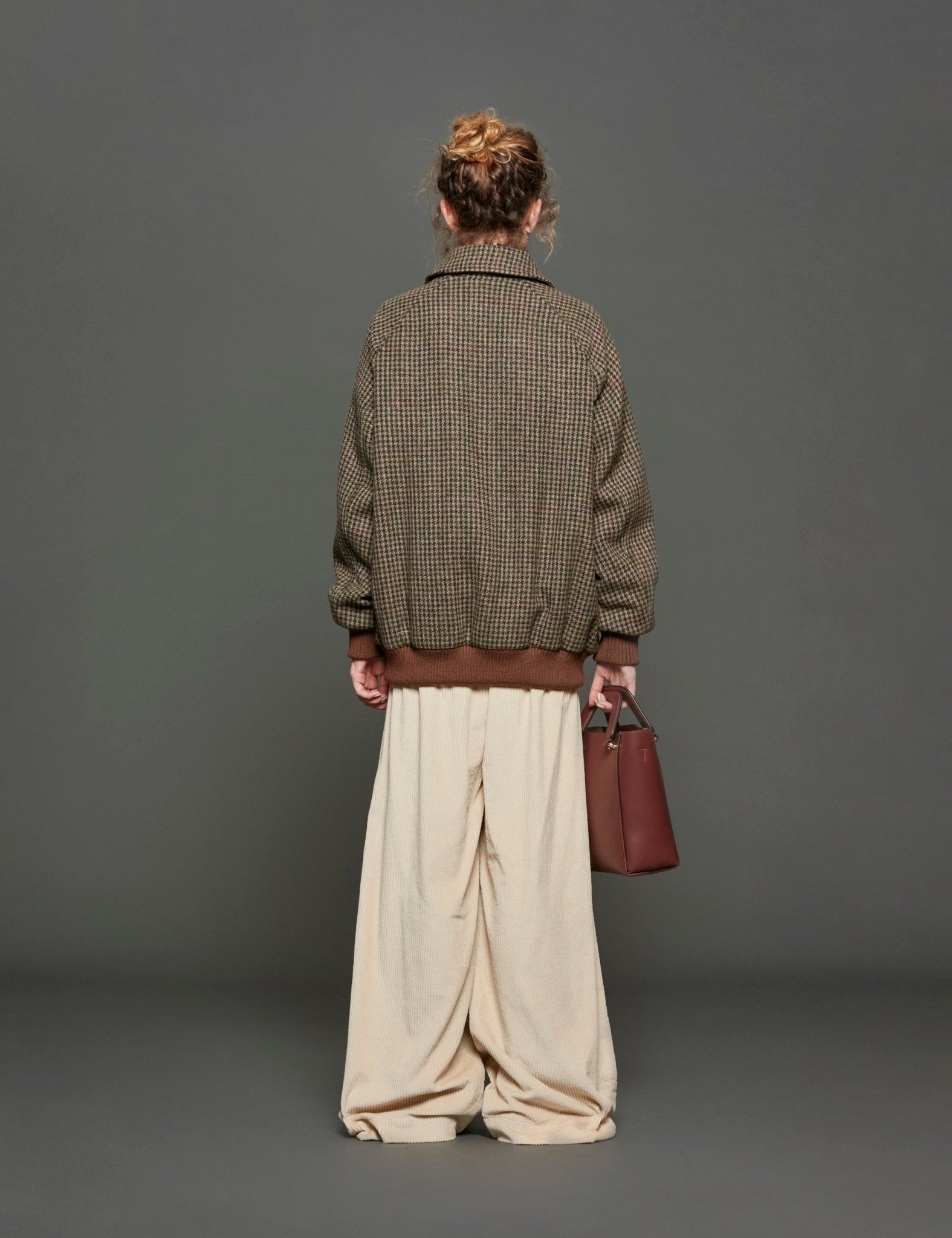 bomber fantasia pied de poule - blaze - bomber