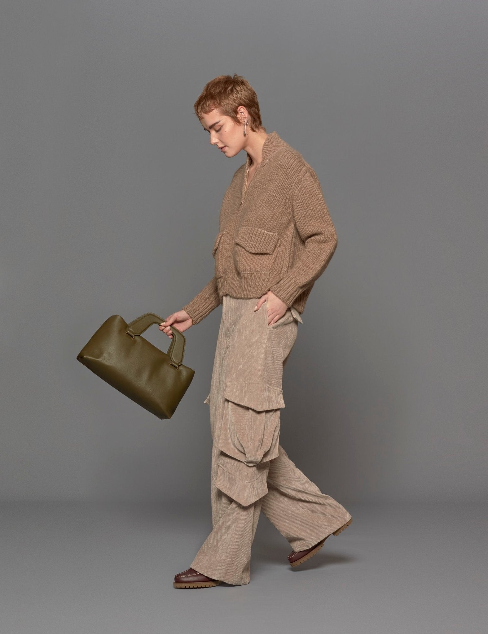 bomber maglia avana - jei - o - bomber