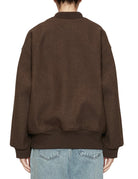 bomber misto lana cioccolato - blufrida - bomber