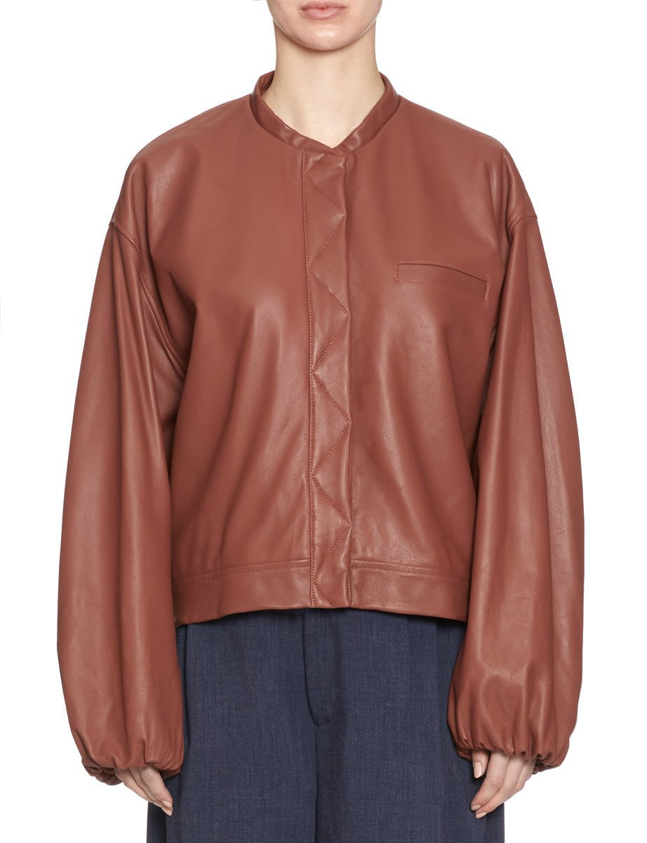 bomber nappa pelle mousse - forte forte - bomber