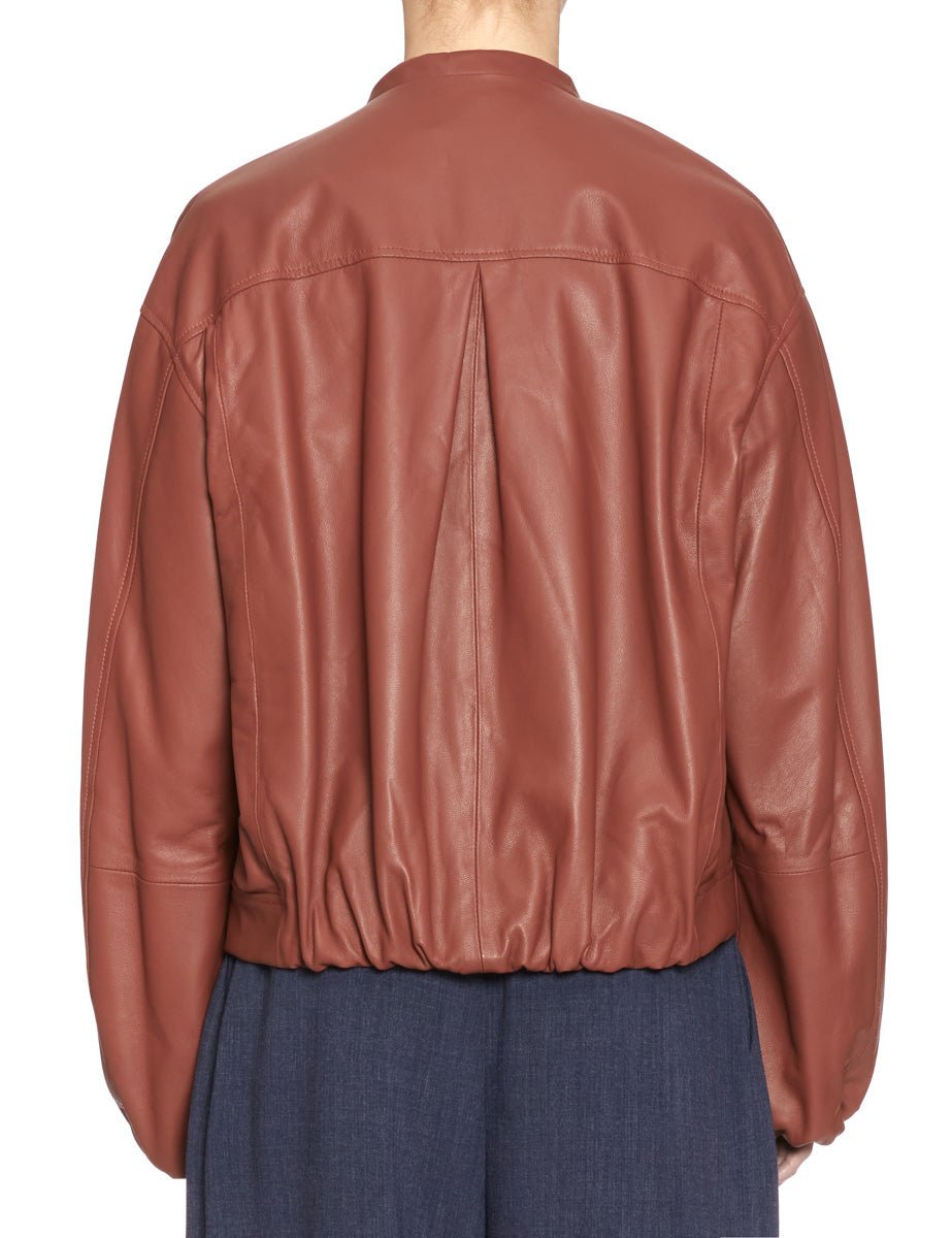 bomber nappa pelle mousse - forte forte - bomber
