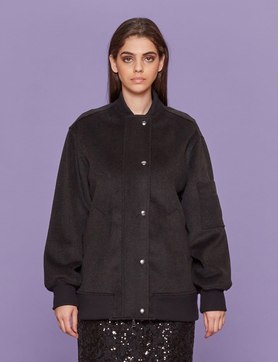 bomber panno antracite - blufrida - bomber