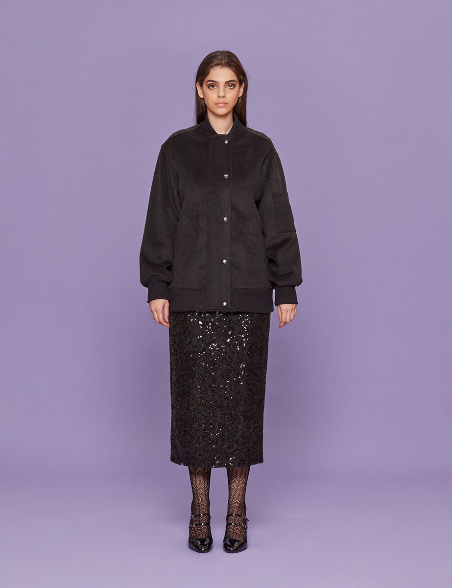 bomber panno antracite - blufrida - bomber