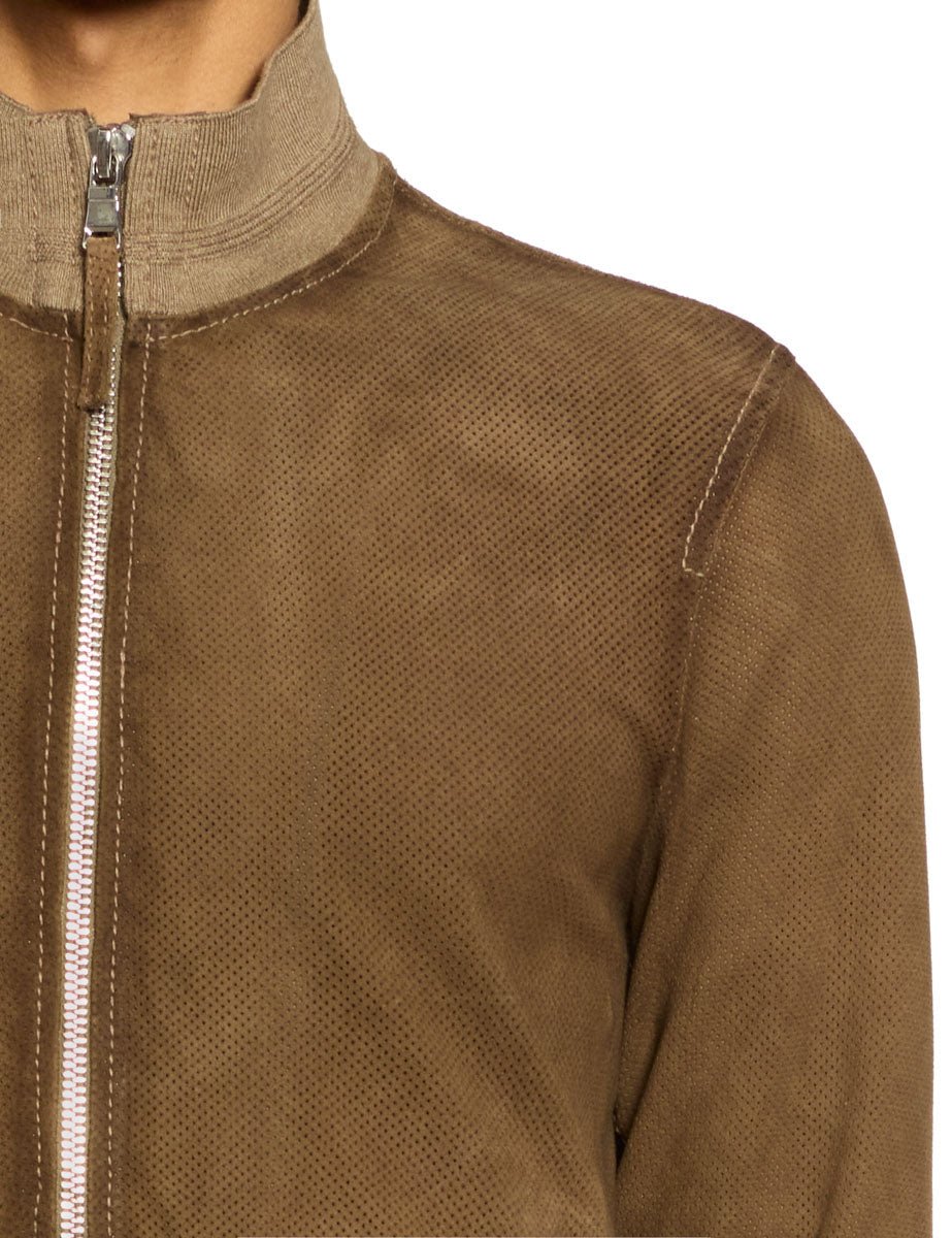 bomber quentin camoscio stone - the jack - giacca