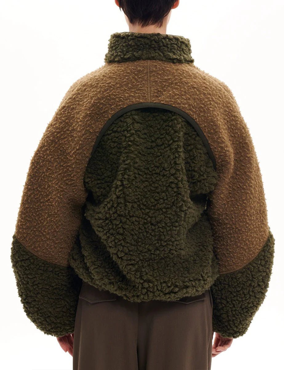 bomber teddy lana green - bacon - bomber