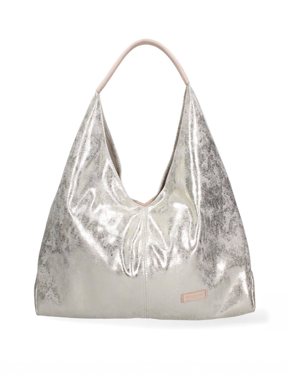 borsa a spalla laminata latte - my best bag - shopper