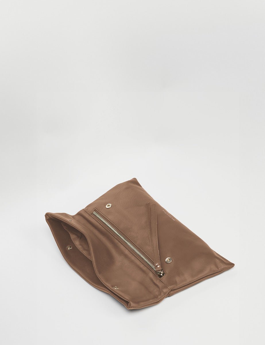 borsa andy taupe - my best bag - clutch