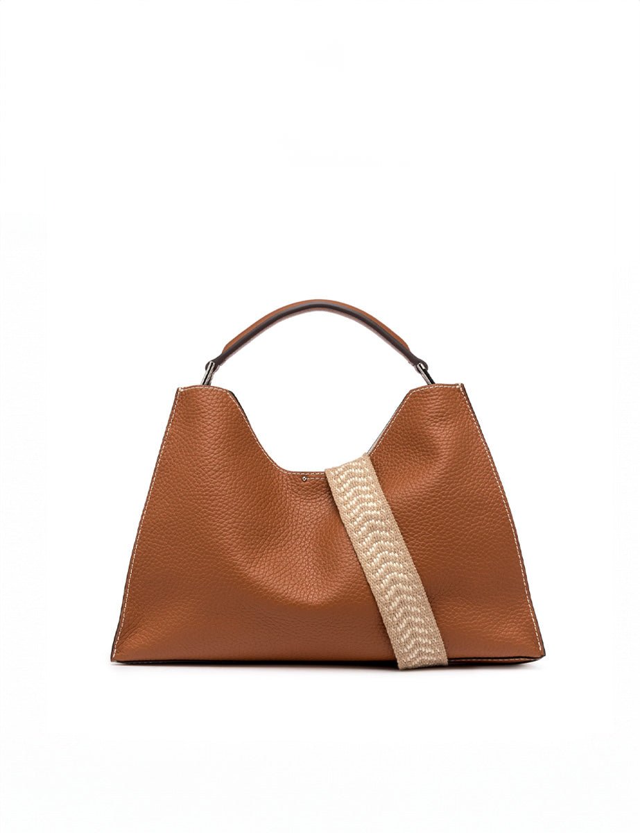 borsa aurora caramello sabbia - gianni chiarini - shopper