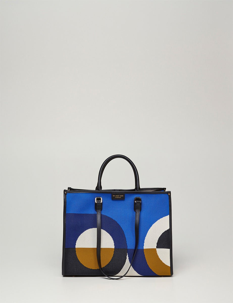 borsa bauhaus blue - my best bag - shopper