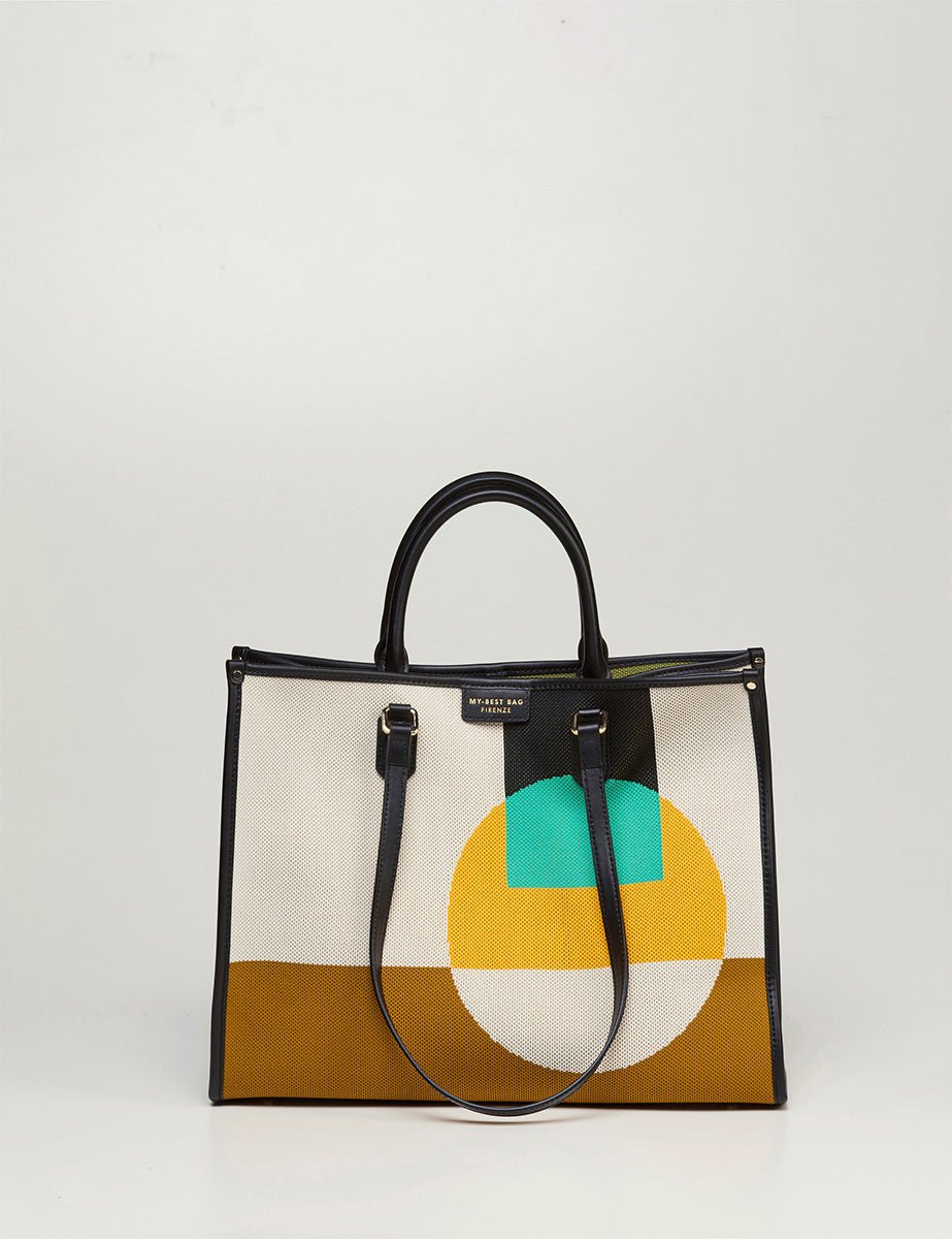 borsa bauhaus ocra - my best bag - shopper