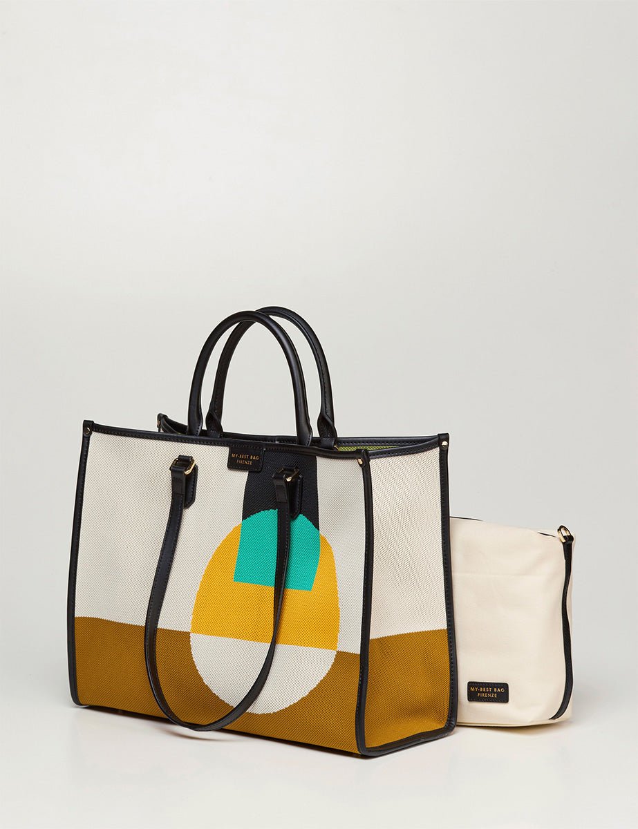 borsa bauhaus ocra - my best bag - shopper