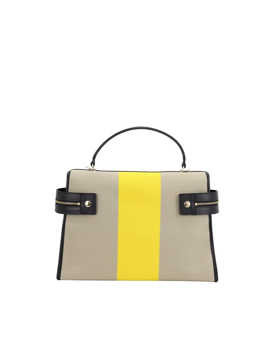 borsa bauletto zip fantasia sabbia - my best bag - shopper