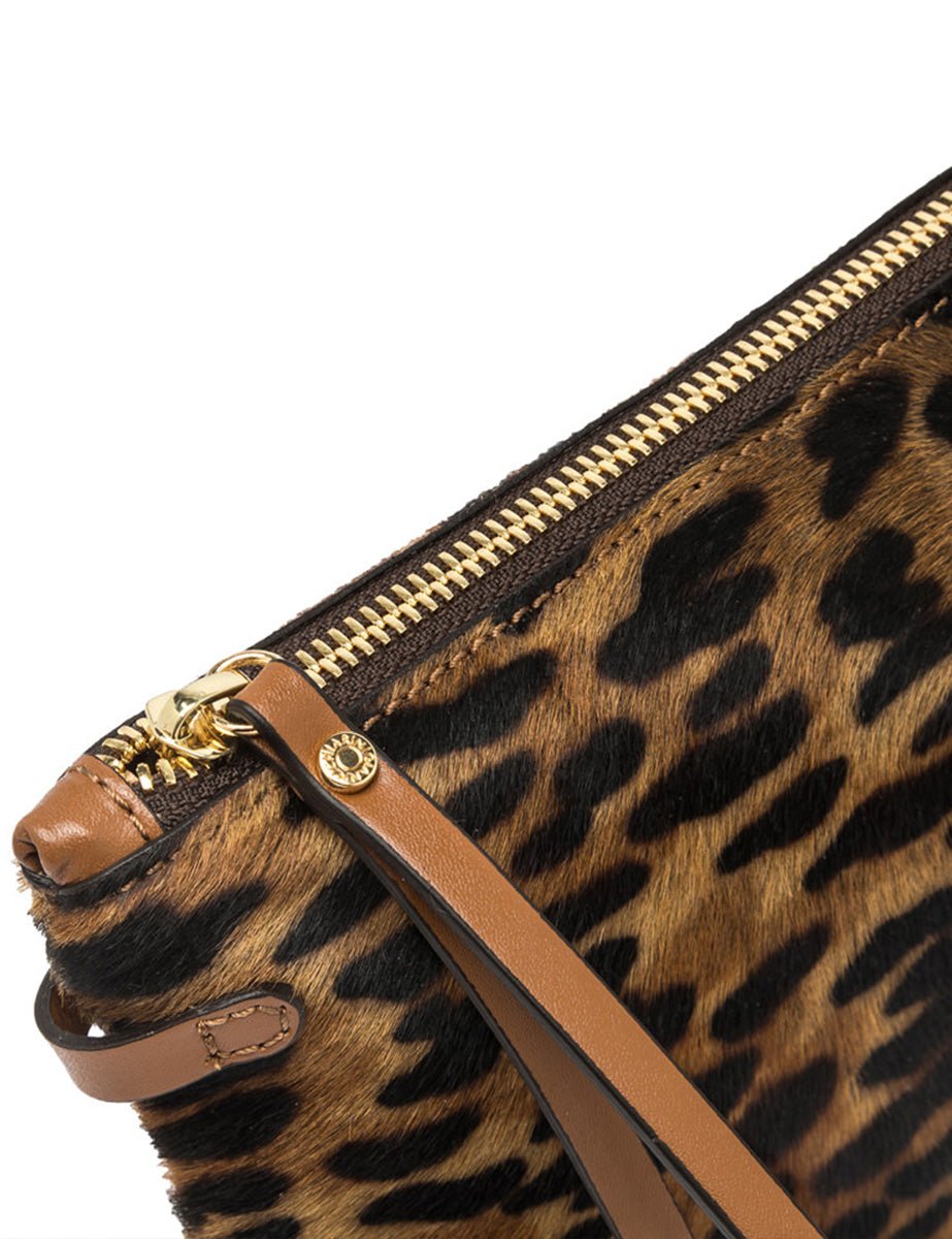 borsa cavallino hermy lince cuoio - gianni chiarini - clutch