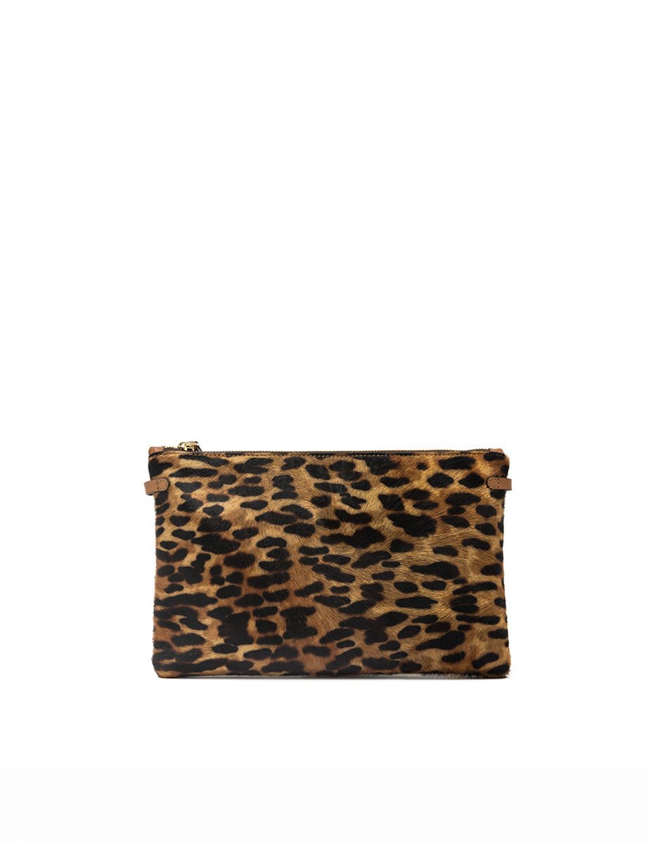 borsa cavallino hermy lince cuoio - gianni chiarini - clutch